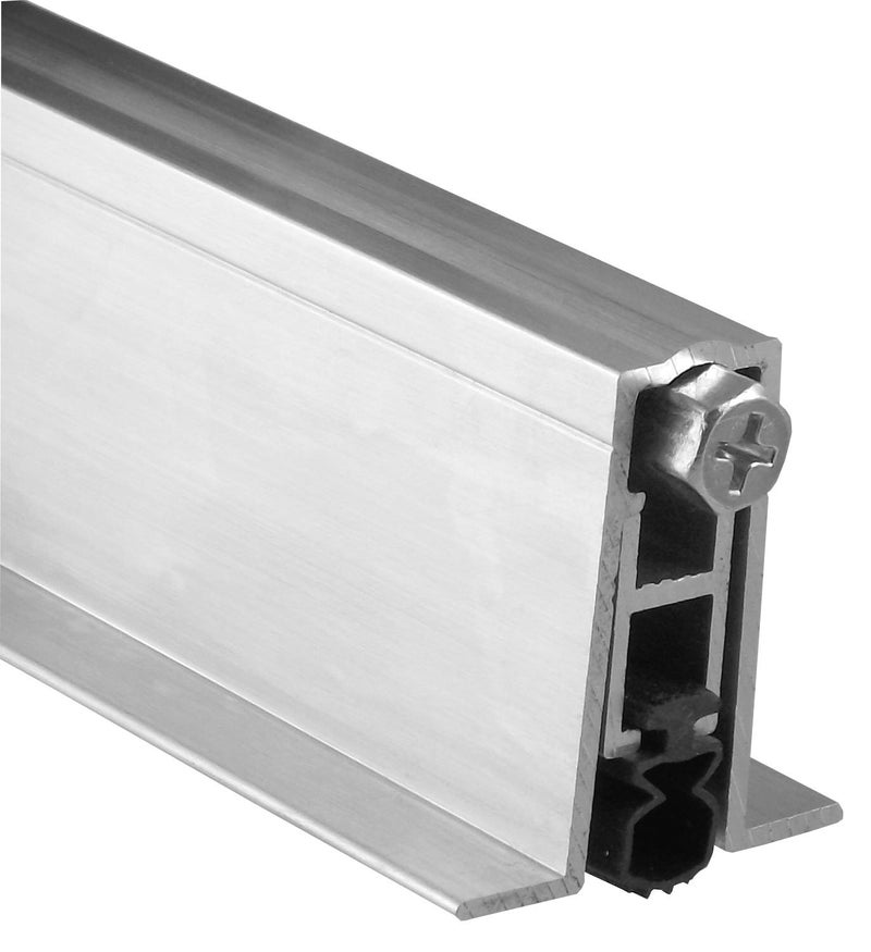 Pemko Aluminum Automatic Door Bottom, Mill Finish, PemkoPrene, 9/16â€W x 36"L x 1-3/8â€H (411APKL36)